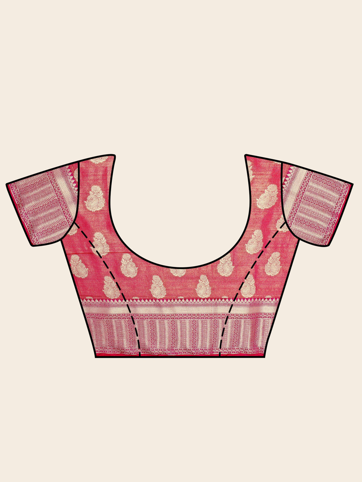 Mimosa Womens Art Silk Saree Kanjivaram Maroon Color