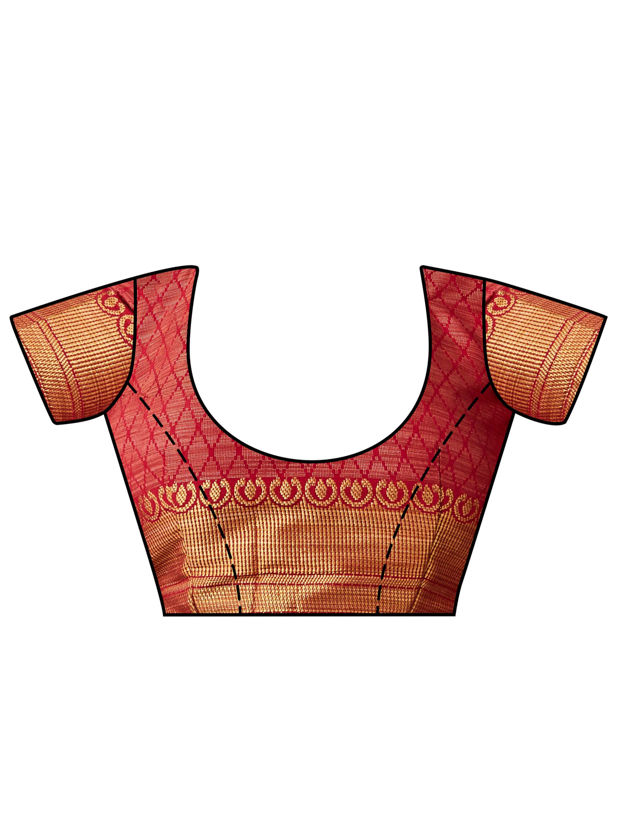 Mimosa Womens Art Silk Saree Kanjivaram Maroon Color