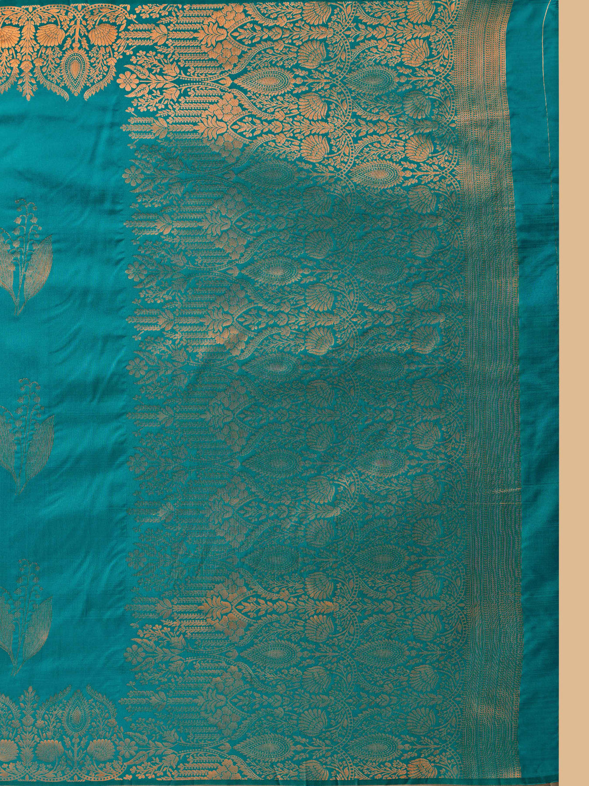 Mimosa Women's Woven Design Kanjivaram Style Art Silk Saree With Blouse Piece : SA00001382SFFREE