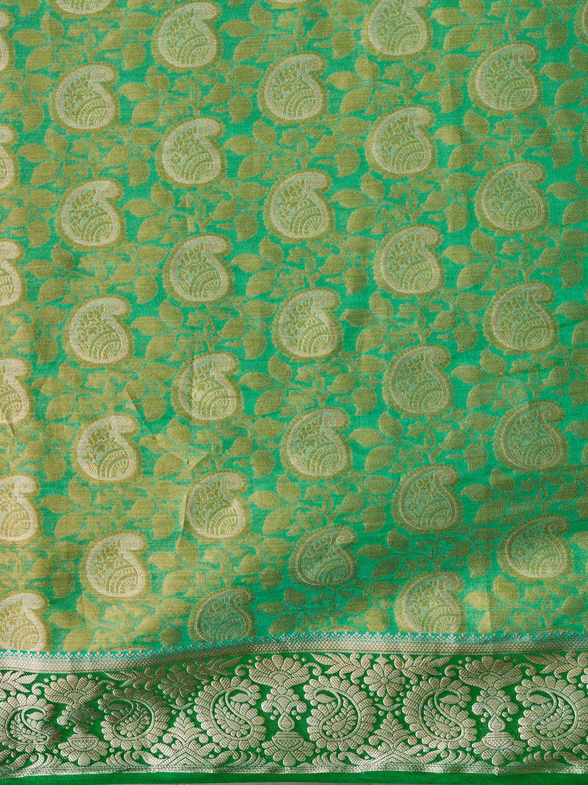 Mimosa Women's Woven Design Kanjivaram Style Art Silk Saree With Blouse Piece : SA0000412RMFREE