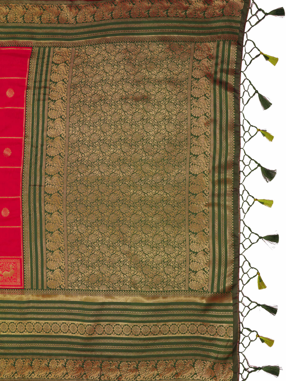 Mimosa Women's Woven Design Kanjivaram Style Art Silk Saree With Blouse Piece : SA0000870RN