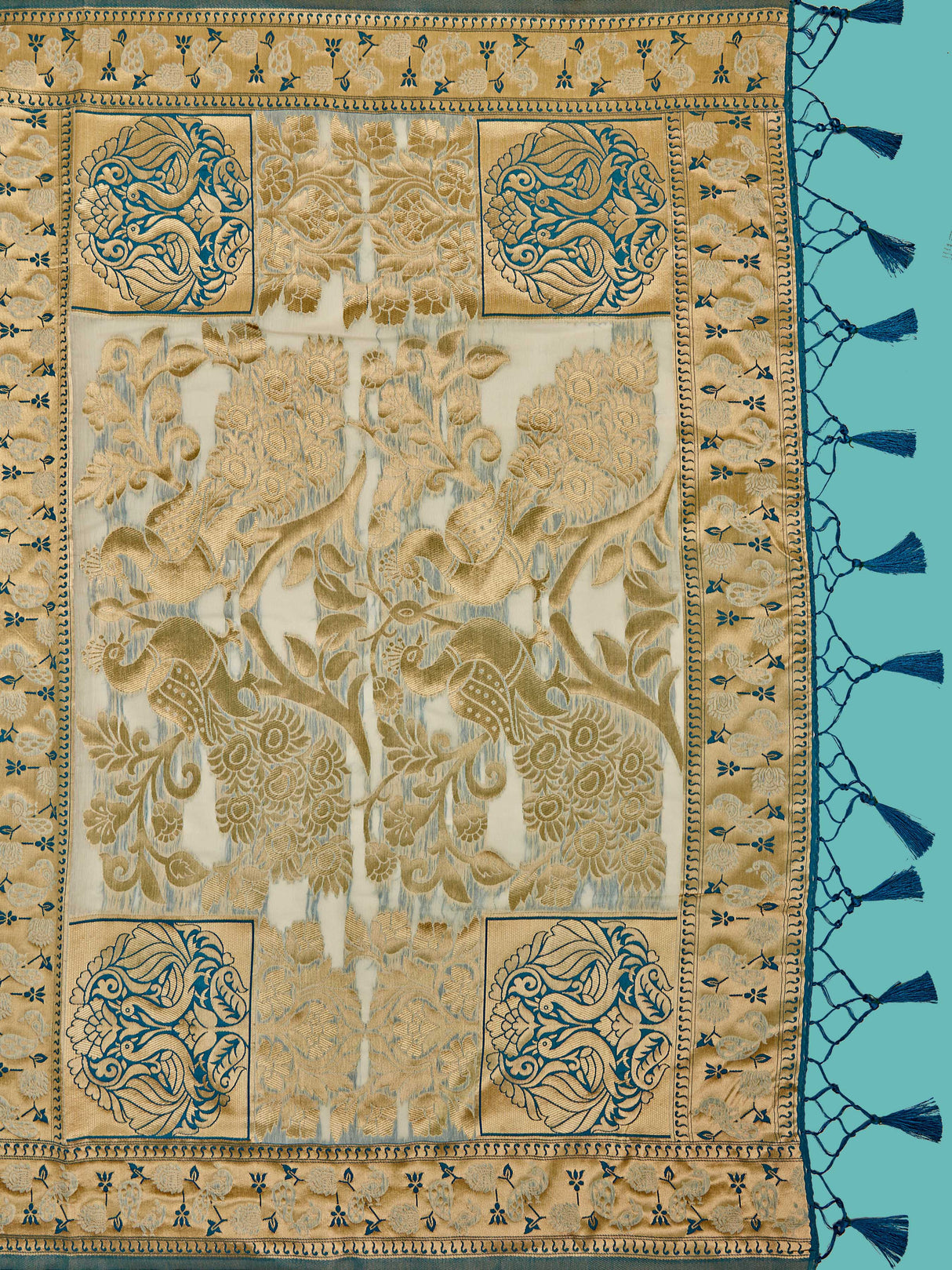 Mimosa Women's Woven Design Kanjivaram Art Silk Saree With Blouse Piece : SA00001246IBFREE