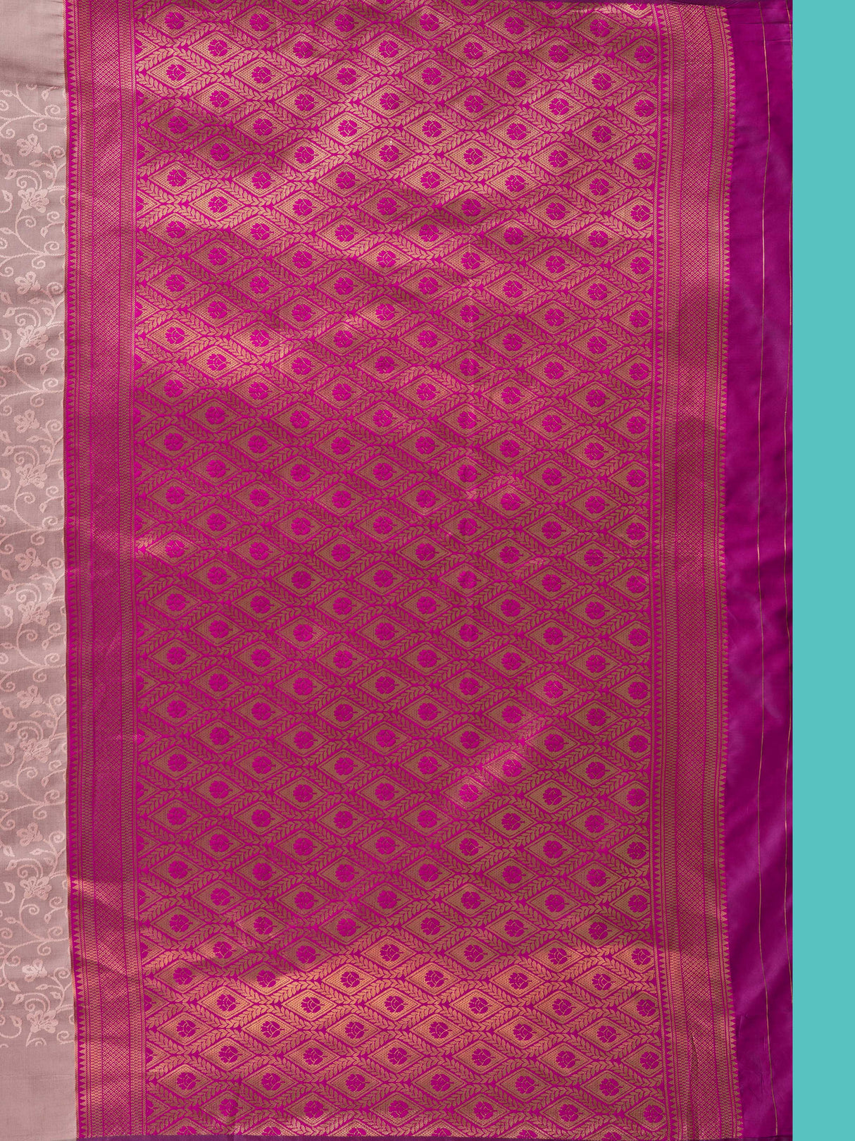 Mimosa Women's Woven Design Kanjivaram Style Art Silk Saree With Blouse Piece : SA00001415PCFREE