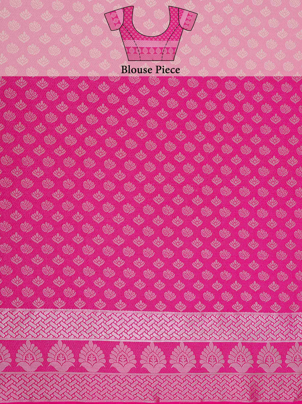 Mimosa Womens Art Silk Saree Kanjivaram Peach Color