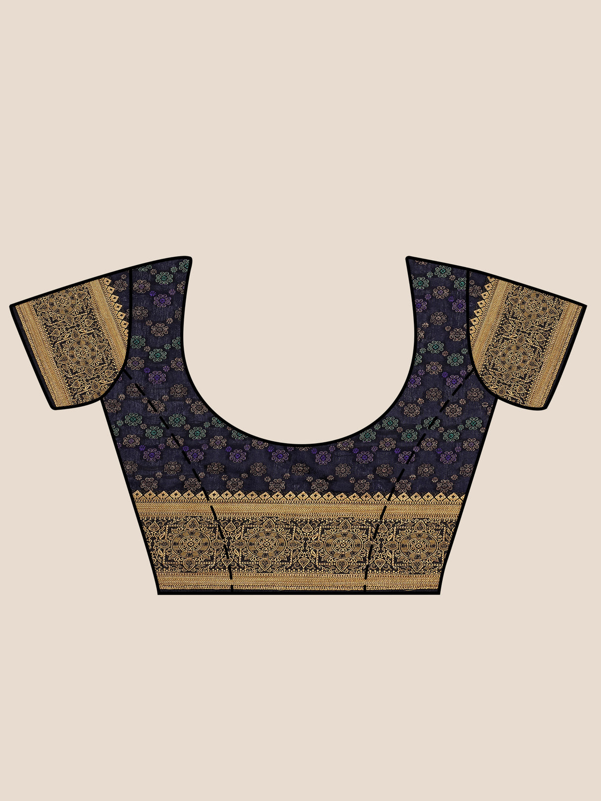 Mimosa Womens Art Silk Saree Kanjivaram style Strawberry Color