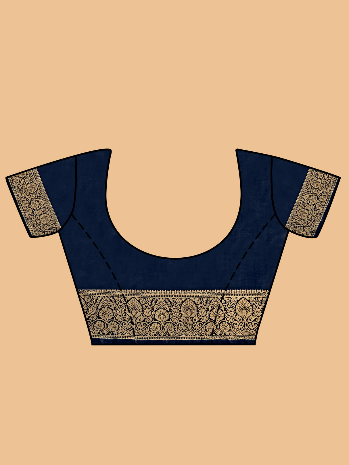 Mimosa Women's Woven Design Kanjivaram Linen Saree With Blouse Piece : SA00001245SFFREE