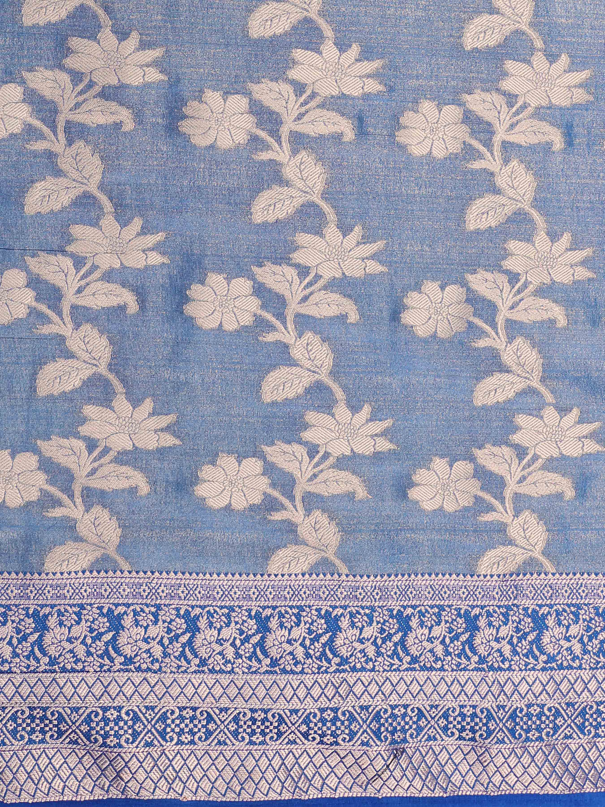 Mimosa Womens Art Silk Saree Kanjivaram Rama Color