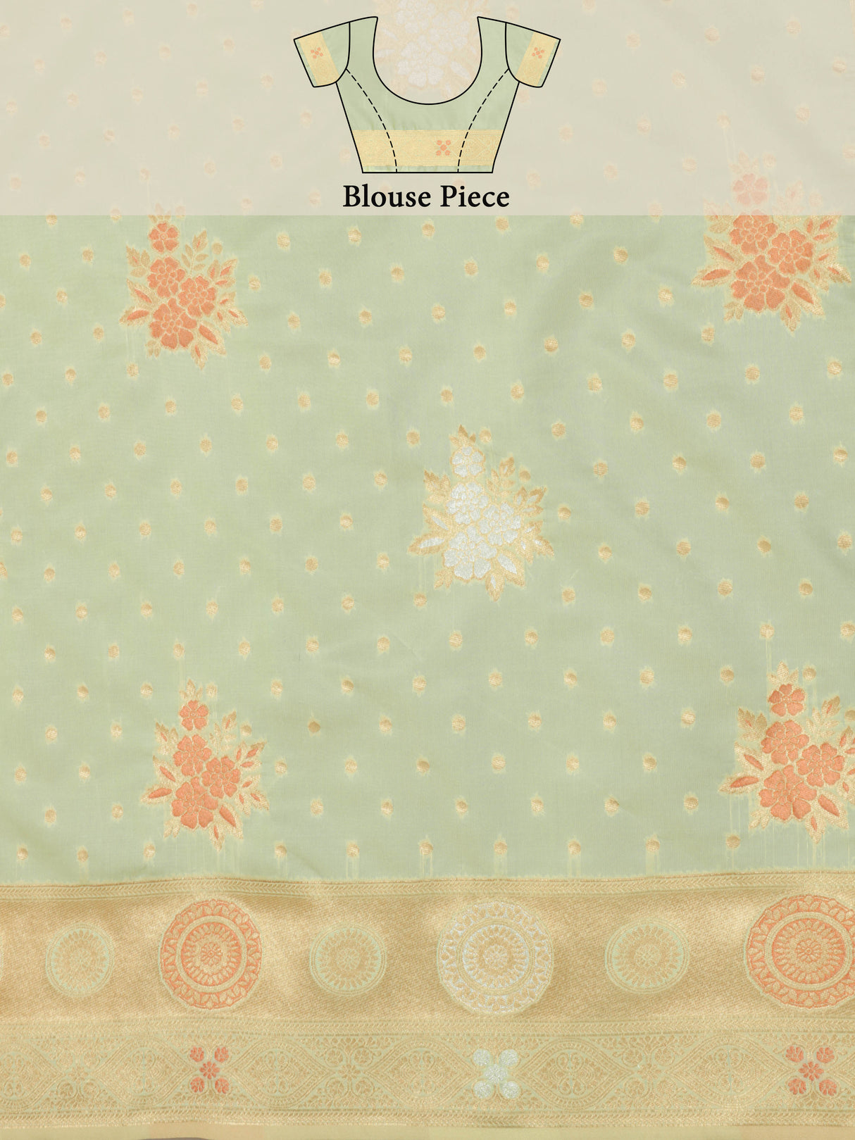 Mimosa Women's Woven Design Kanjivaram Art Silk Saree With Blouse Piece : SA0000904PS