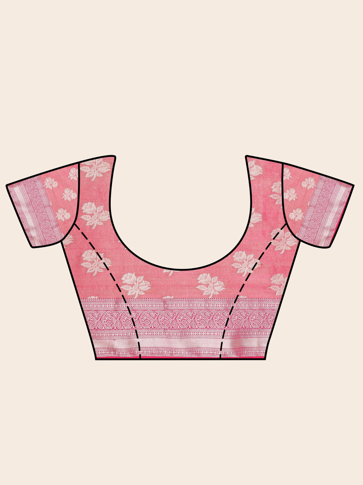 Mimosa Womens Art Silk Saree Kanjivaram Navy Blue Color