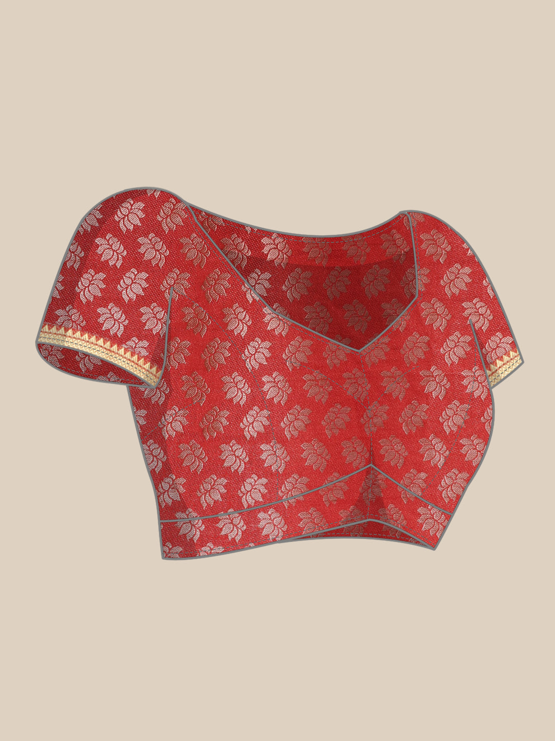 Mimosa Womens Art Silk Saree Kanjivaram Gold Color