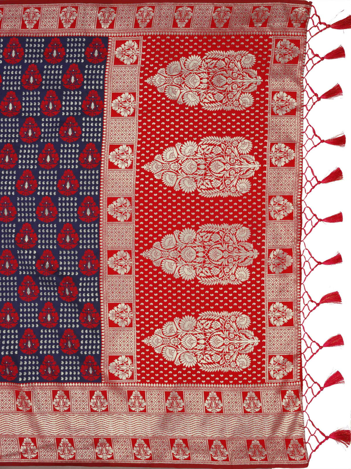 Mimosa Women's Woven Design Kanjivaram Art Silk Saree With Blouse Piece : SA0000902NV