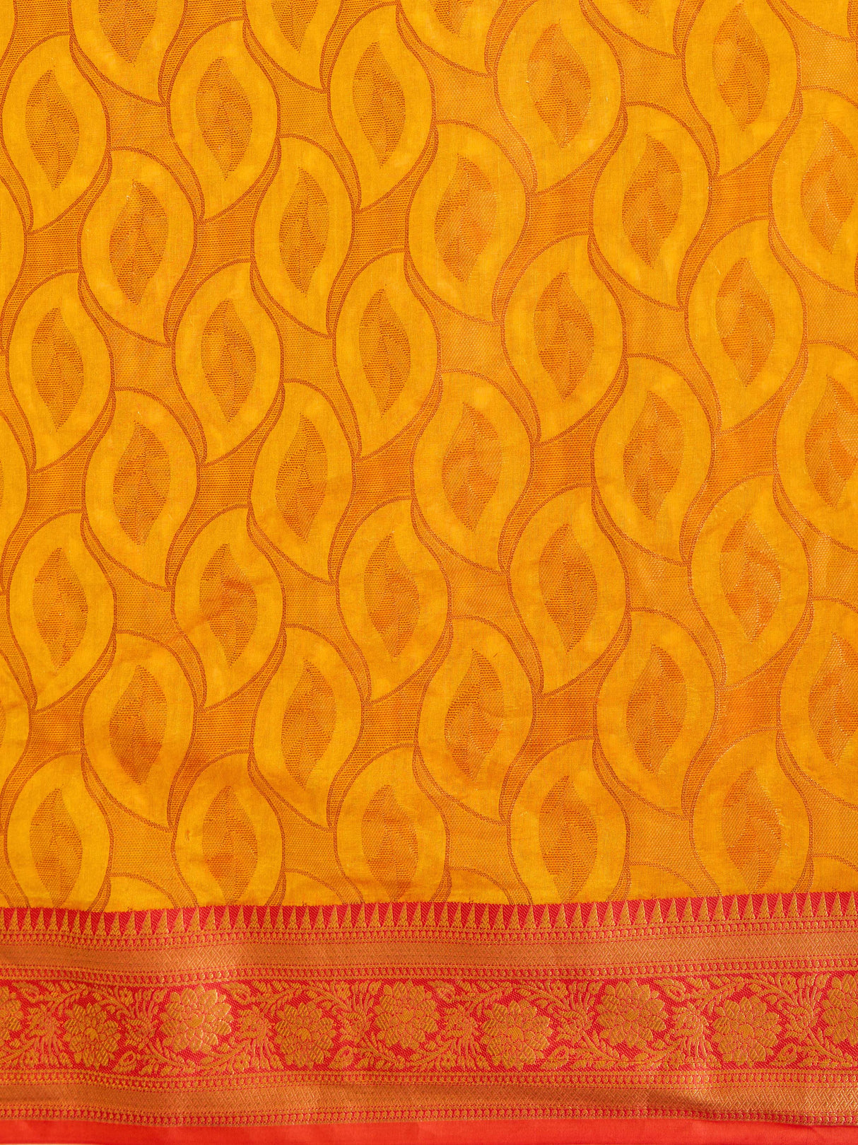 Mimosa Women's Woven Design Kanjivaram Art Silk Saree With Blouse Piece : SA00001229GDFREE