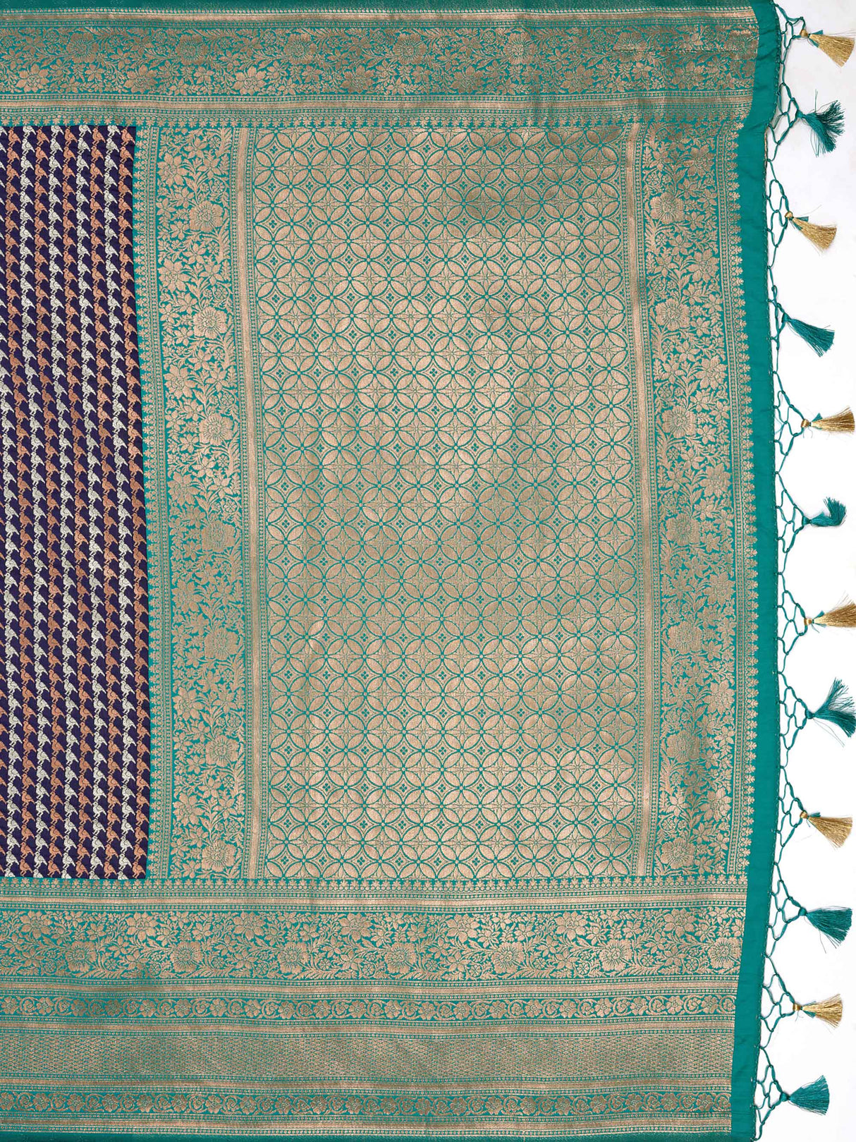 Mimosa Women's Woven Design Kanjivaram Art Silk Saree With Blouse Piece : SA0000907NV