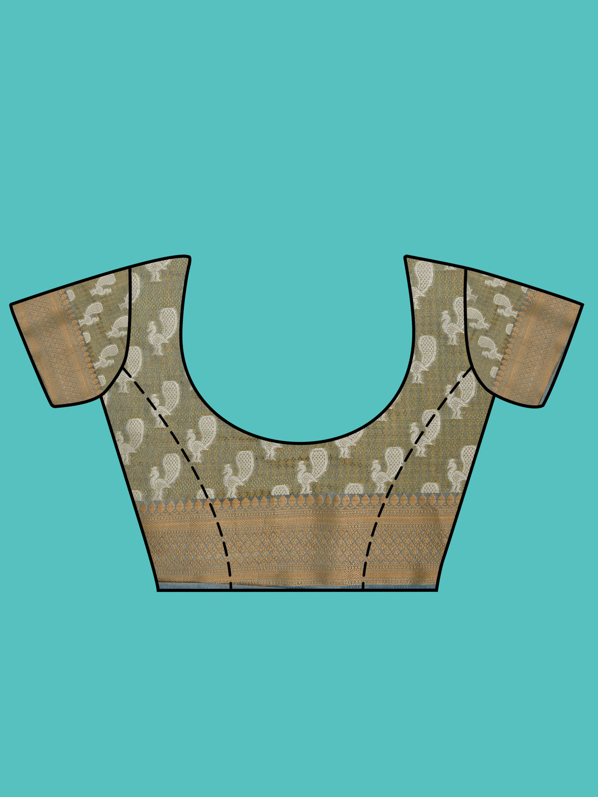 Mimosa Women's Woven Design Kanjivaram Style Art Silk Saree With Blouse Piece : SA0000379RNFREE