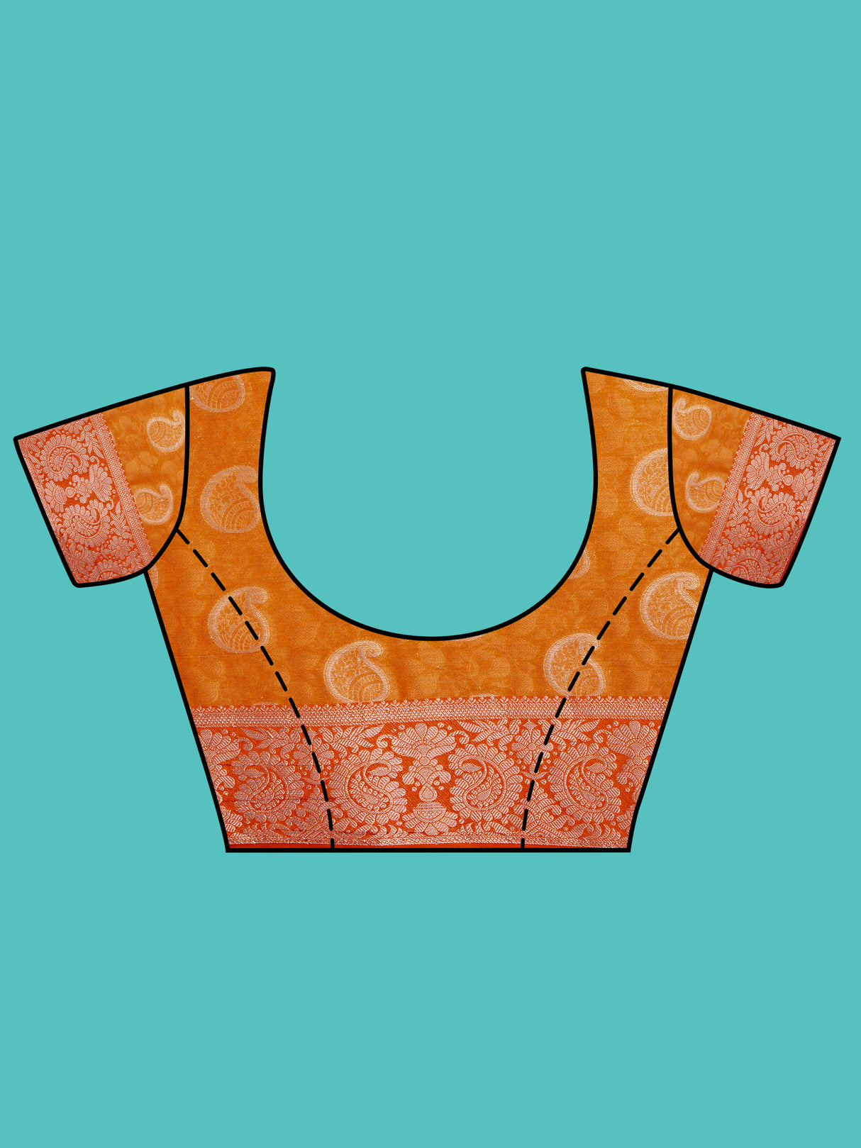 Mimosa Women's Woven Design Kanjivaram Style Art Silk Saree With Blouse Piece : SA0000412RNFREE