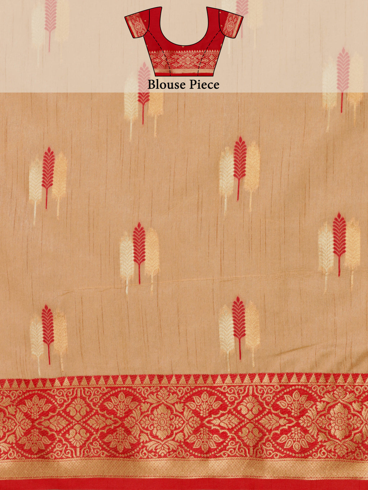 Mimosa Women's Woven Design Bishnupur Art Silk Saree With Blouse Piece : SA0000867CK