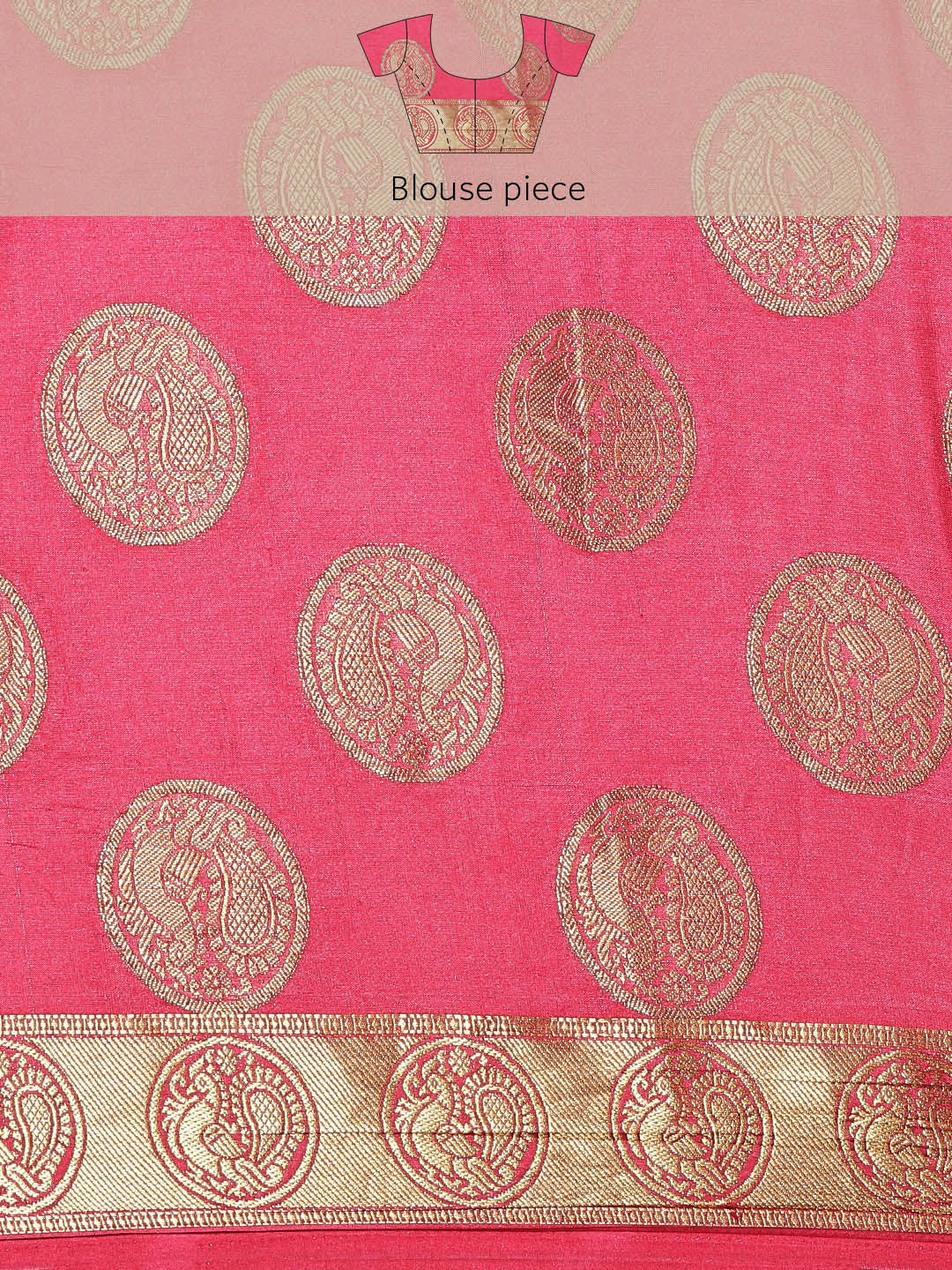 Mimosa Womens Art Silk Saree Kanjivaram Grey Color