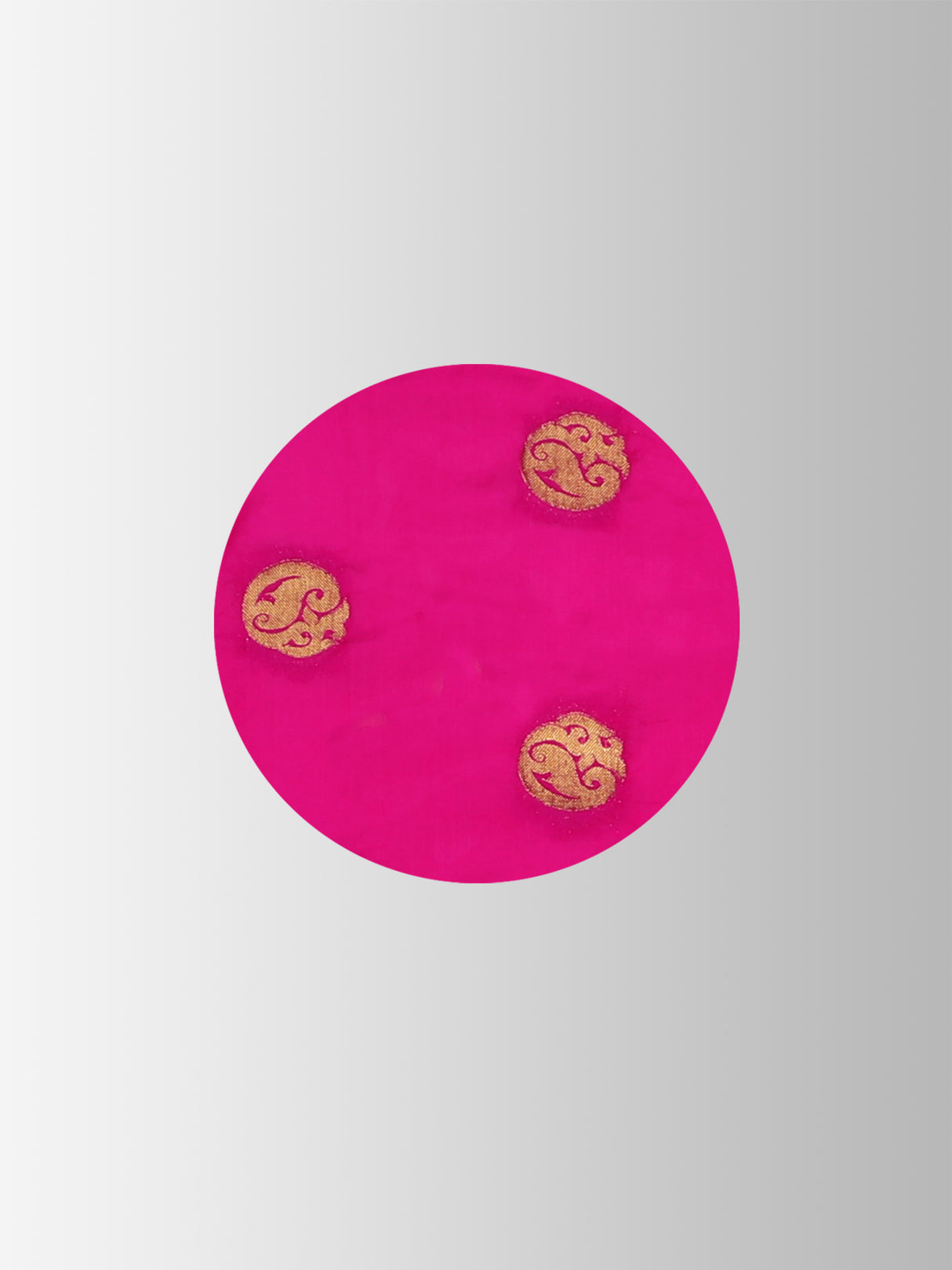 Mimosa Womens Crepe Saree Mysore Silk Rani Color