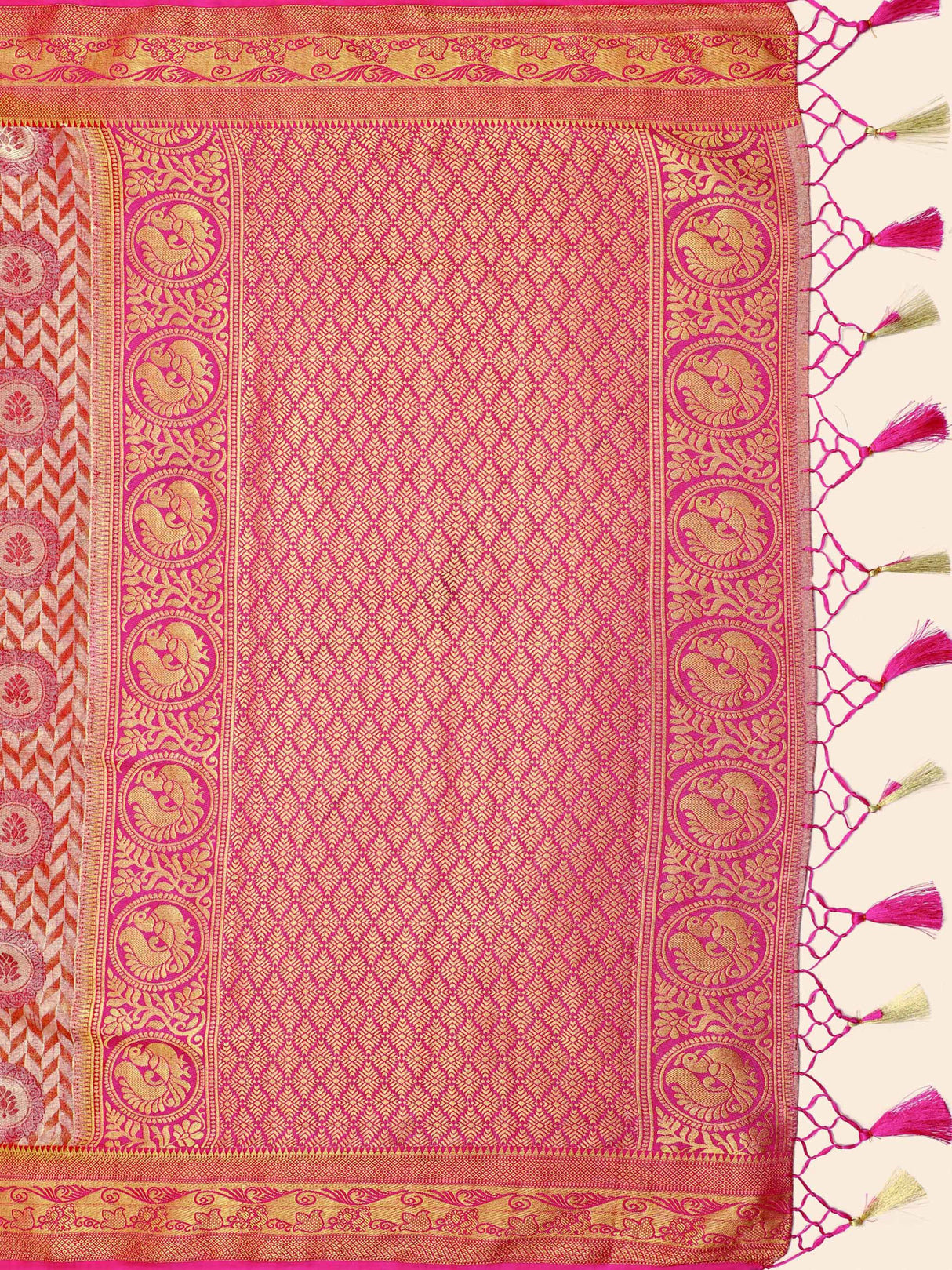 Mimosa Womens Art Silk Saree Kanjivaram Maroon Color