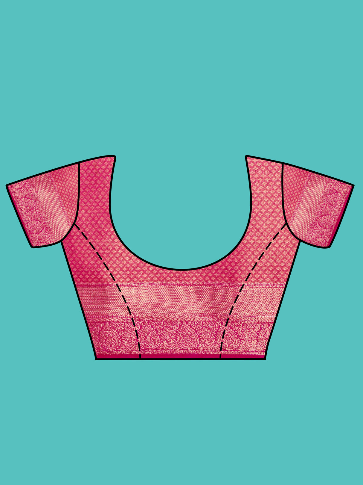 Mimosa Women's Woven Design Kanjivaram Style Art Silk Saree With Blouse Piece : SA0000385OLFREE