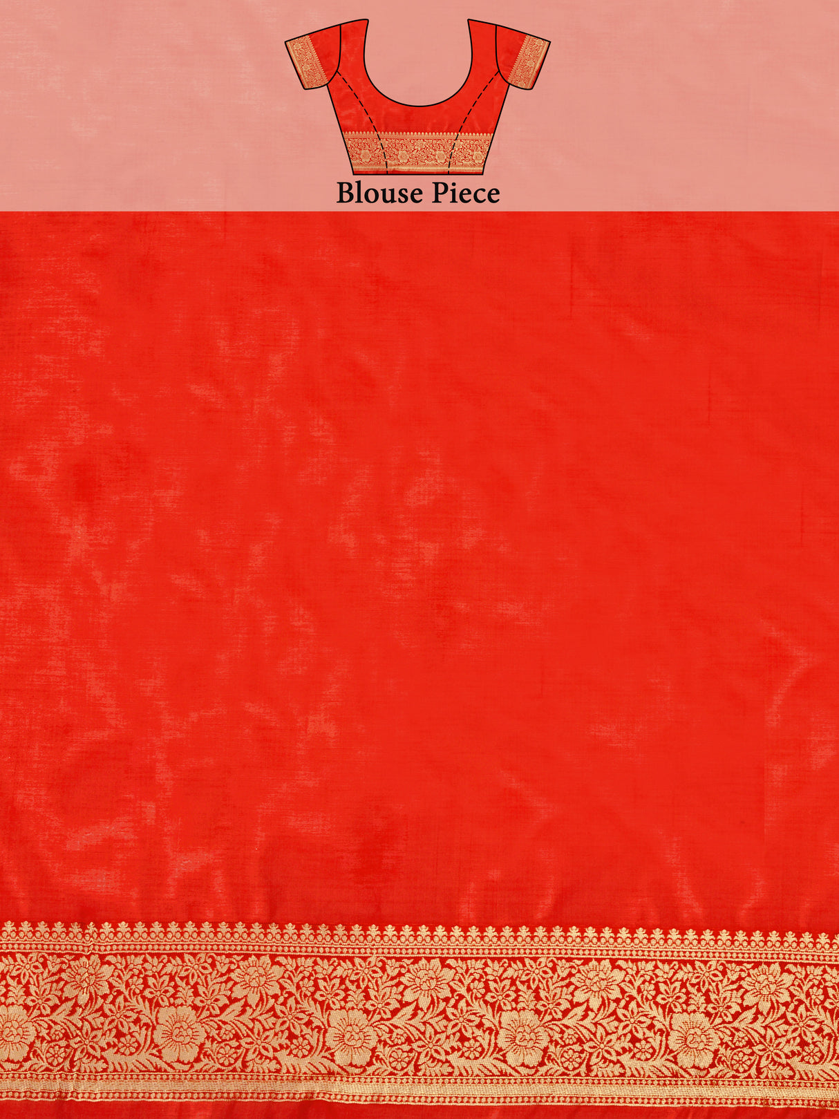 Mimosa Women's Woven Design Kanjivaram Linen Saree With Blouse Piece : SA00001236GDFREE