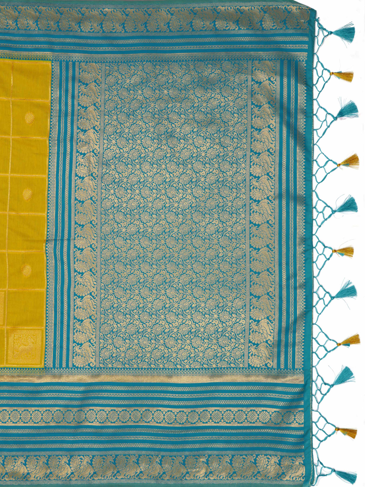 Mimosa Women's Woven Design Kanjivaram Style Art Silk Saree With Blouse Piece : SA0000870OL