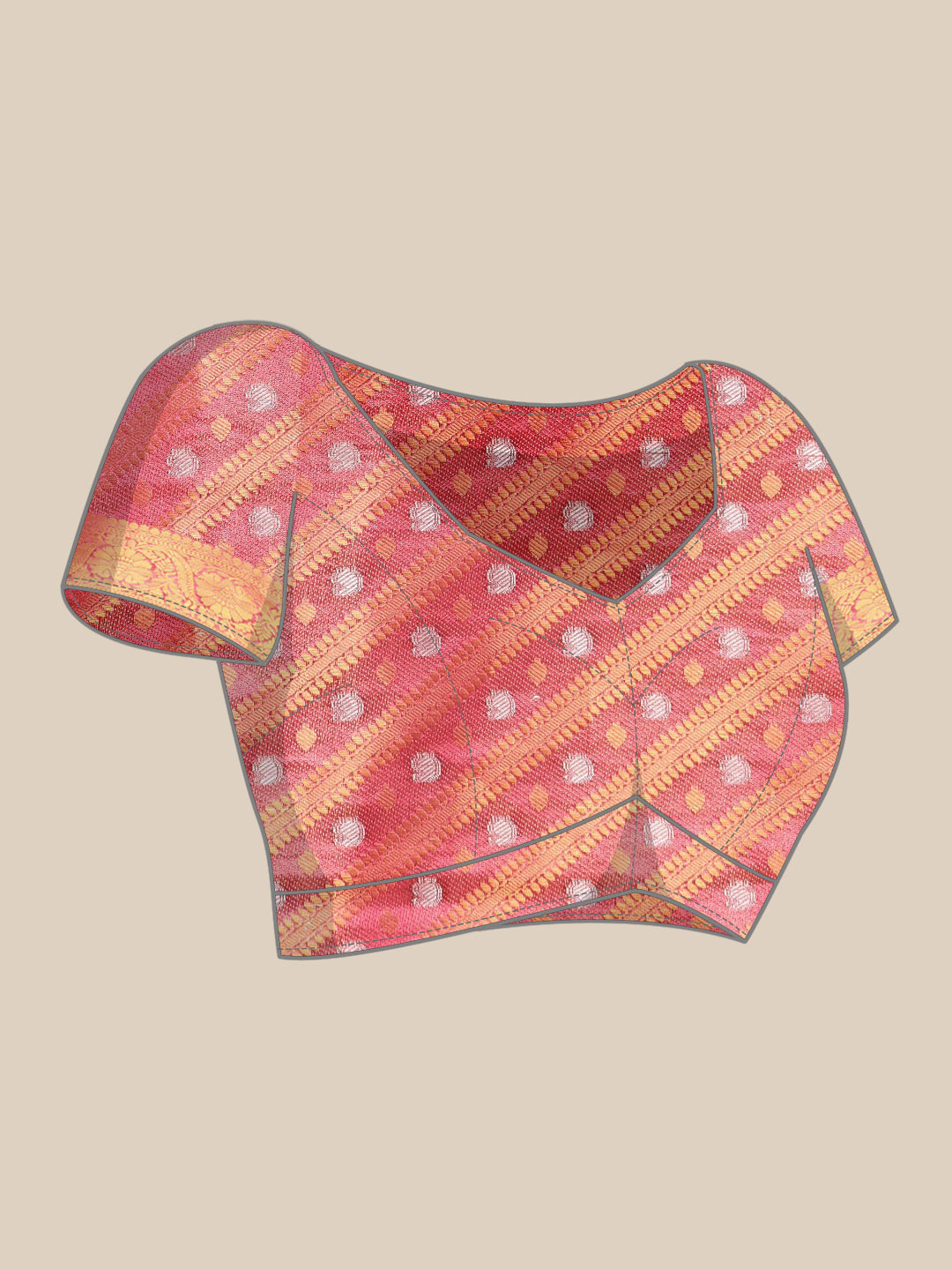 Mimosa Womens Art Silk Saree Kanjivaram Green Color