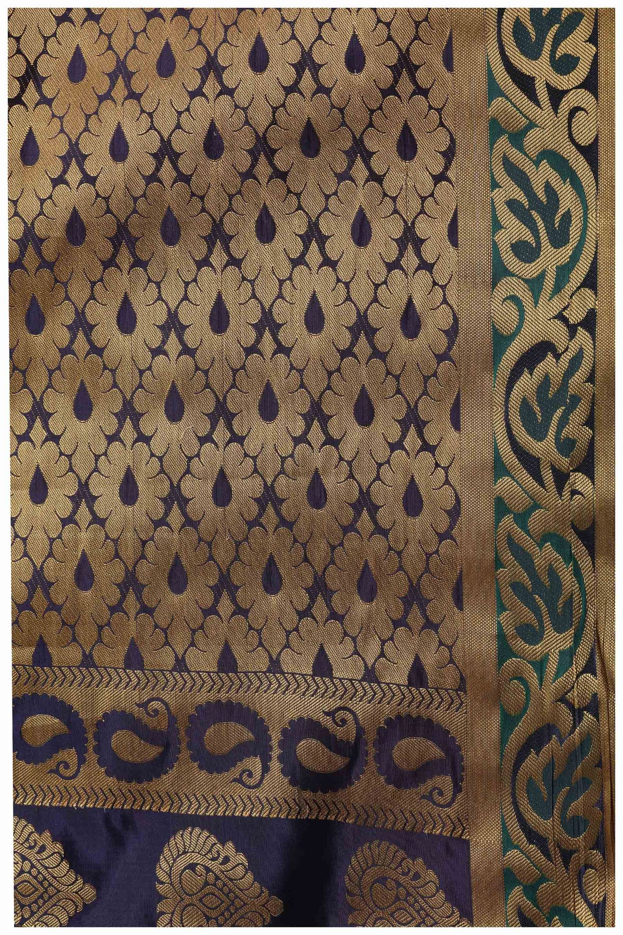 Mimosa Womens Art Silk Saree Kanjivaram Peach Color