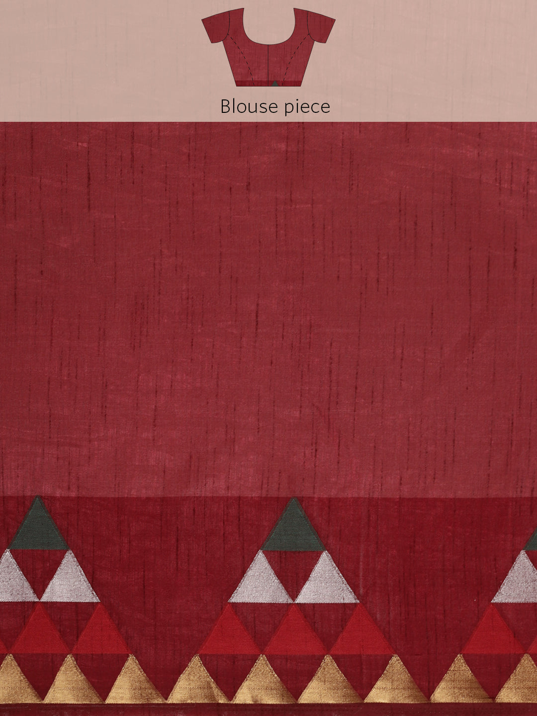 Mimosa Womens Art Silk Saree Kanjivaram style Chocolate Color