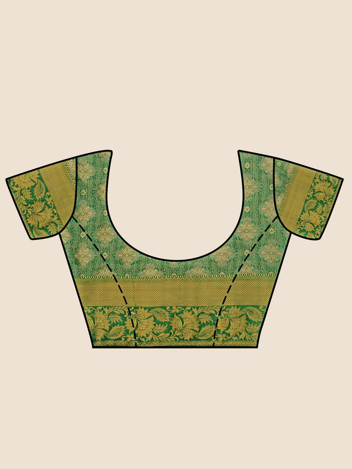 Mimosa Womens Art Silk Saree Kanjivaram Rama Color