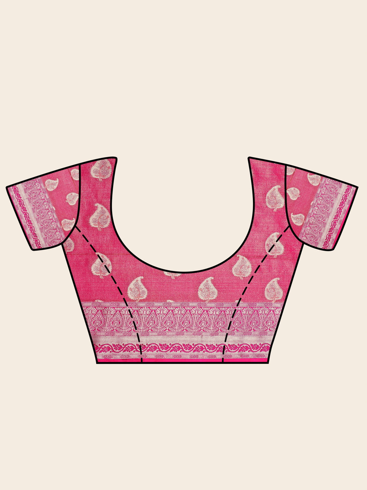 Mimosa Womens Art Silk Saree Kanjivaram Royal Blue Color