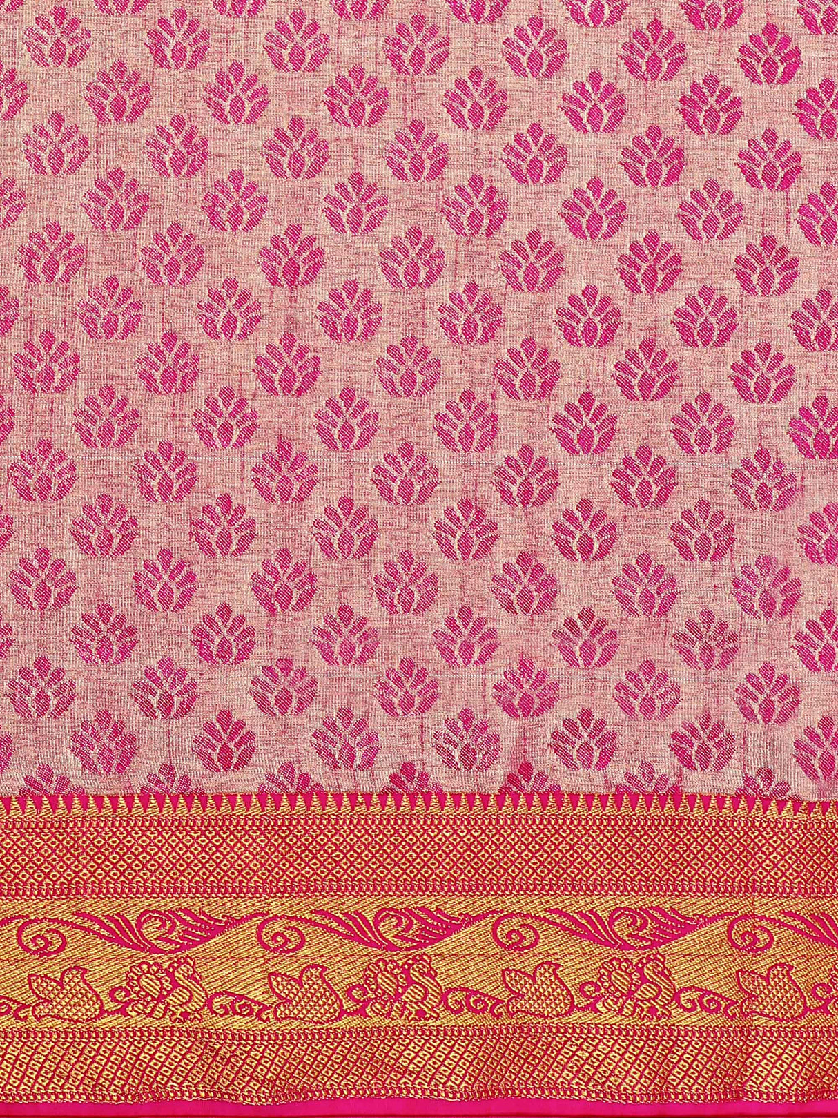 Mimosa Womens Art Silk Saree Kanjivaram Maroon Color