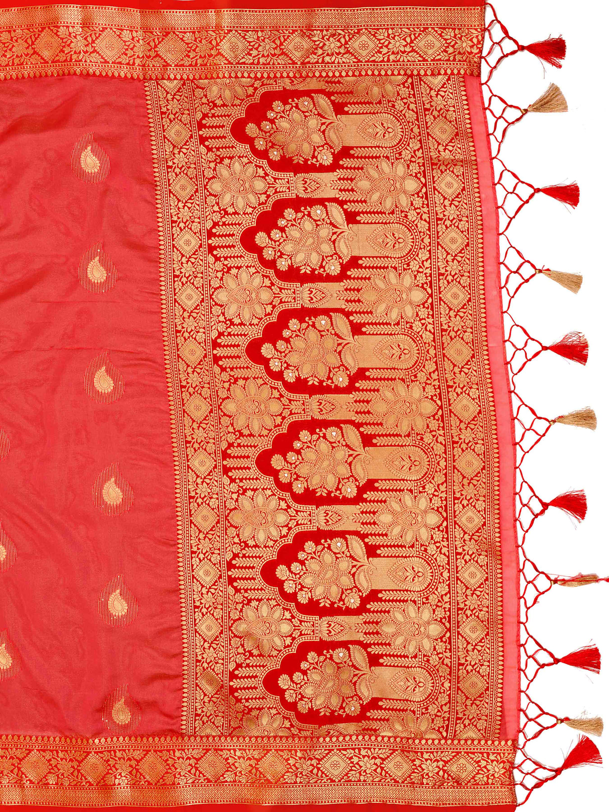 Mimosa Women's Woven Design Kanjivaram Art Silk Saree With Blouse Piece : SA0000944ST