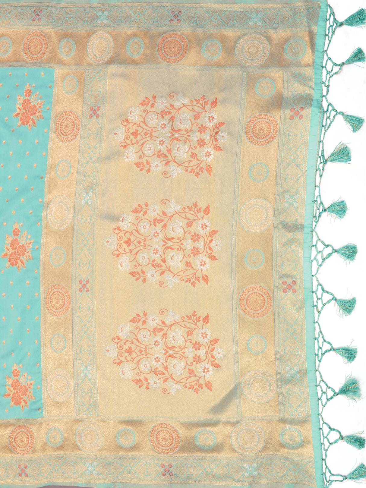 Mimosa Women's Woven Design Kanjivaram Art Silk Saree With Blouse Piece : SA0000904AN