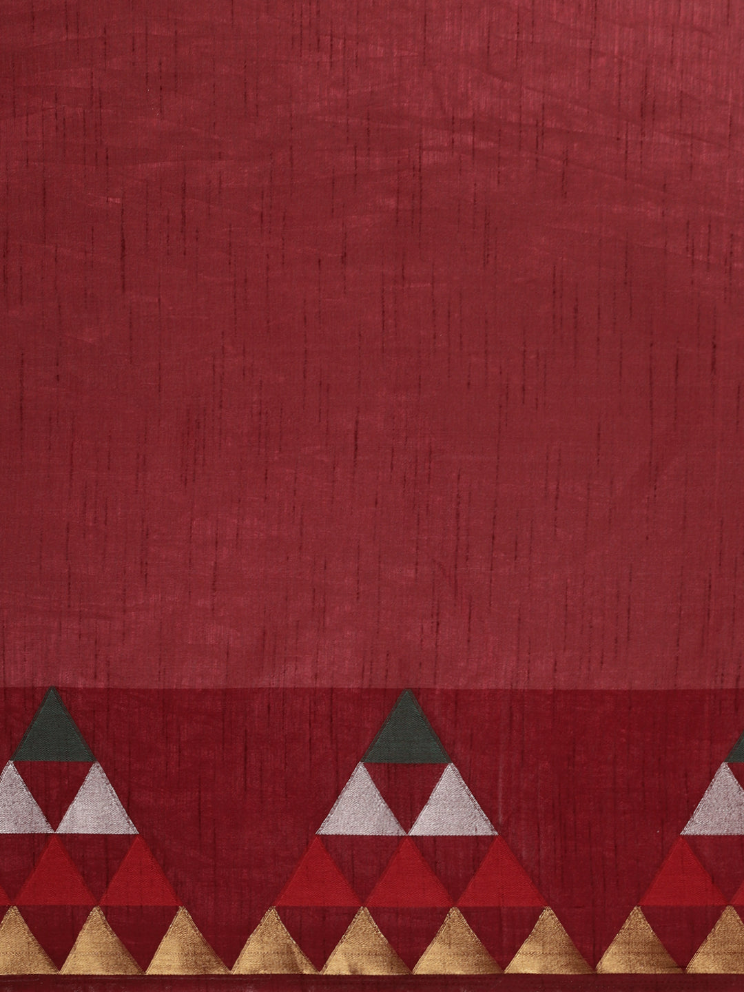 Mimosa Womens Art Silk Saree Kanjivaram style Chocolate Color