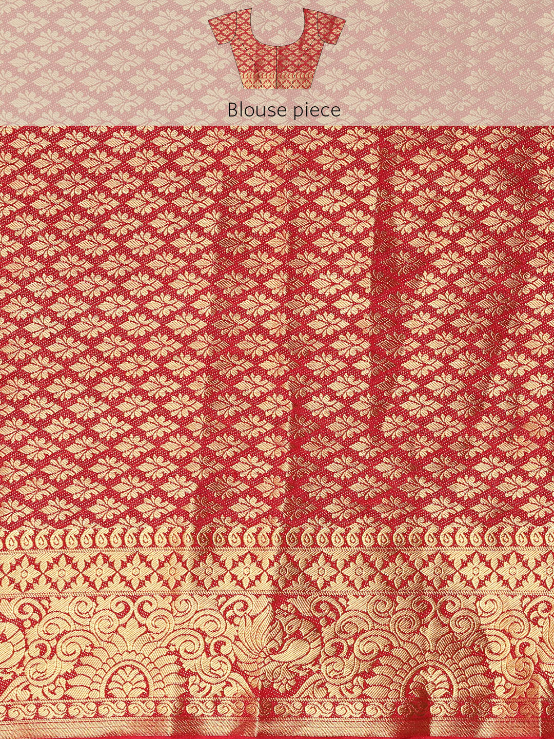 Mimosa Womens Art Silk Saree Kanjivaram Navy Blue Color