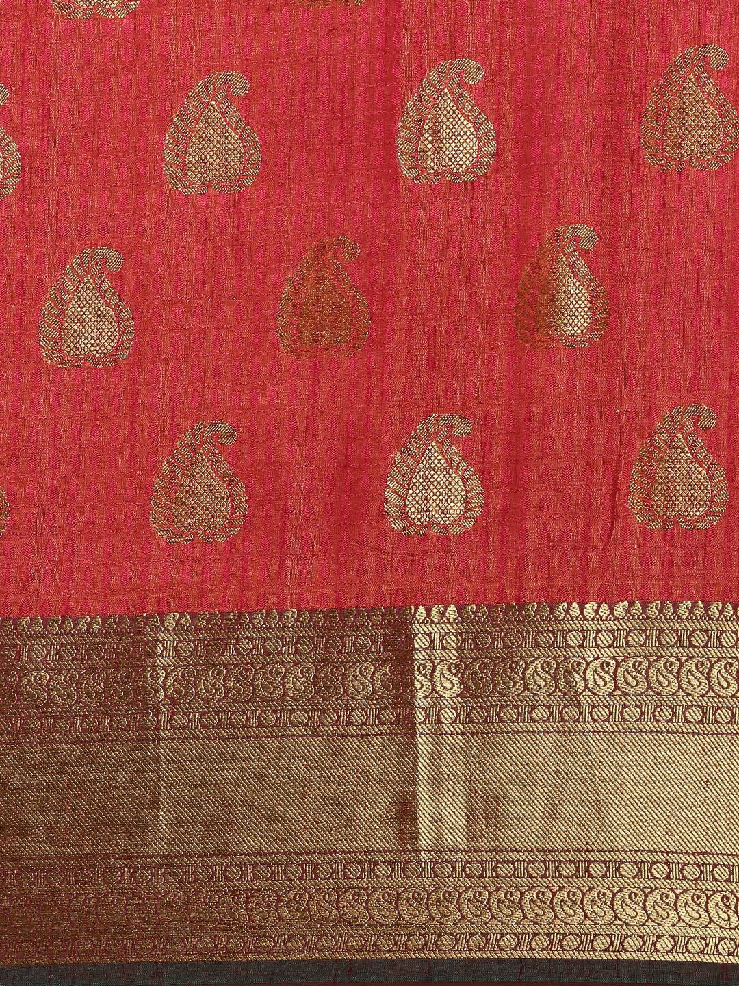 Mimosa Womens Art Silk Saree Kanjivaram Maroon Color