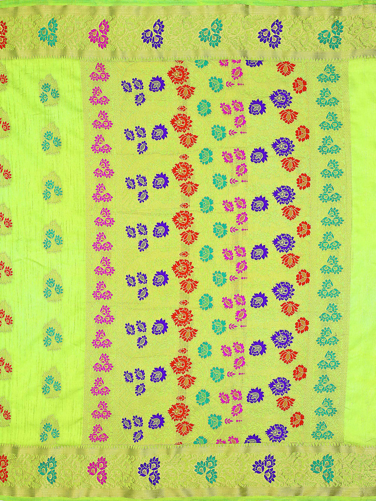 Mimosa Womens Art Silk Saree Dharmavaram Liril Color