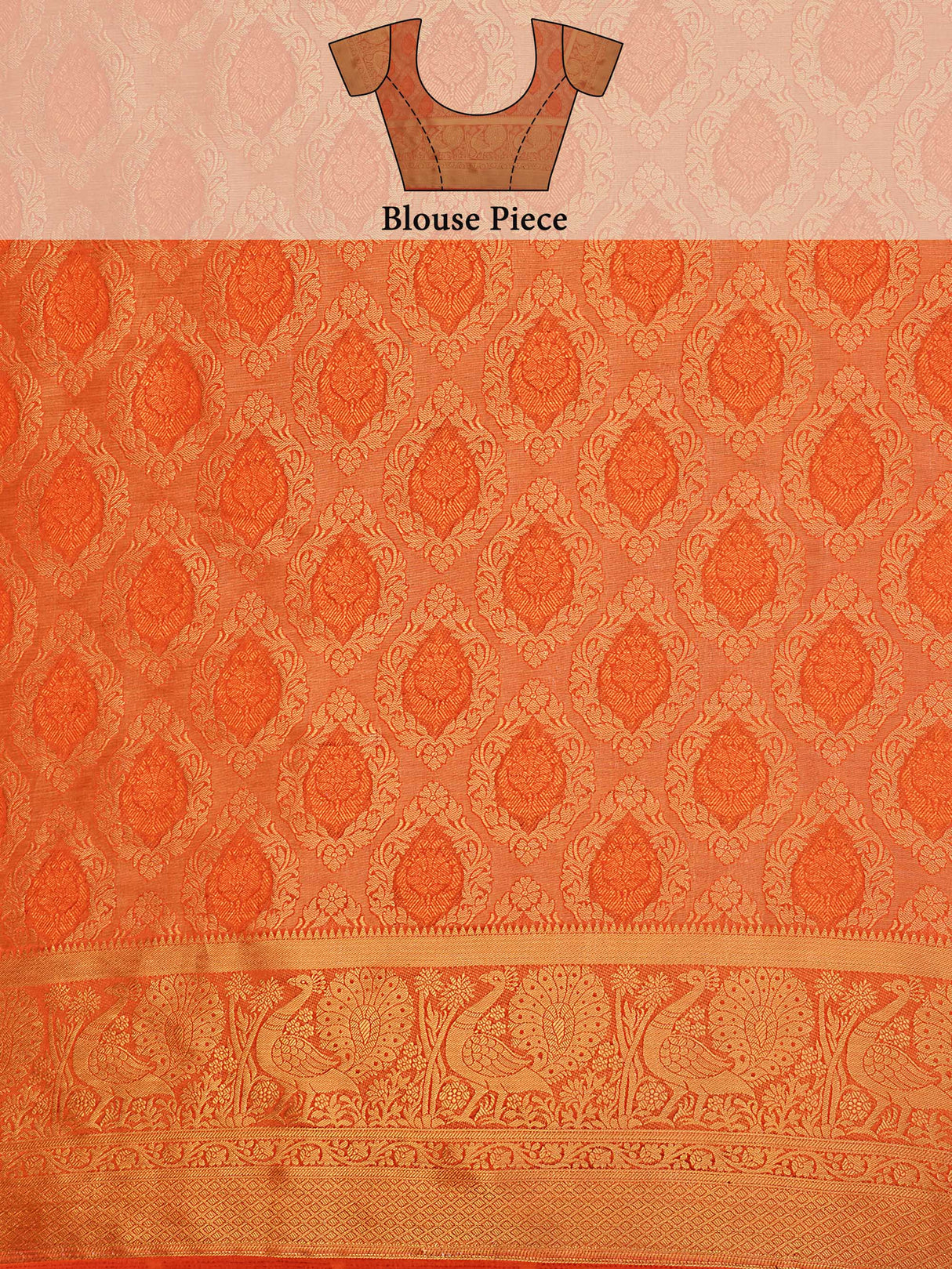 Mimosa Womens Art Silk Saree Kanjivaram Yellow Color