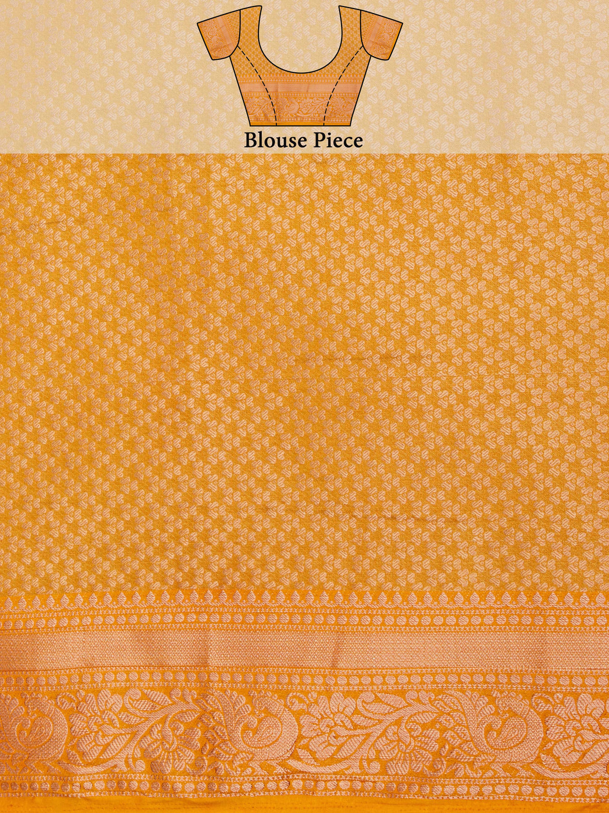 Mimosa Women's Woven Design Kanjivaram Style Art Silk Saree With Blouse Piece : SA0000394RNFREE