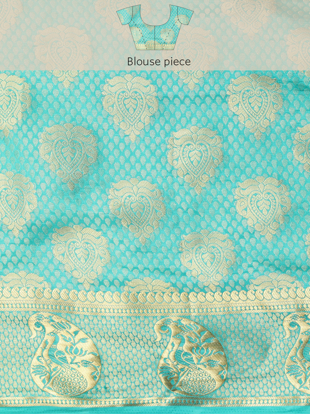 Mimosa Womens Art Silk Saree Kanjivaram Olive Color