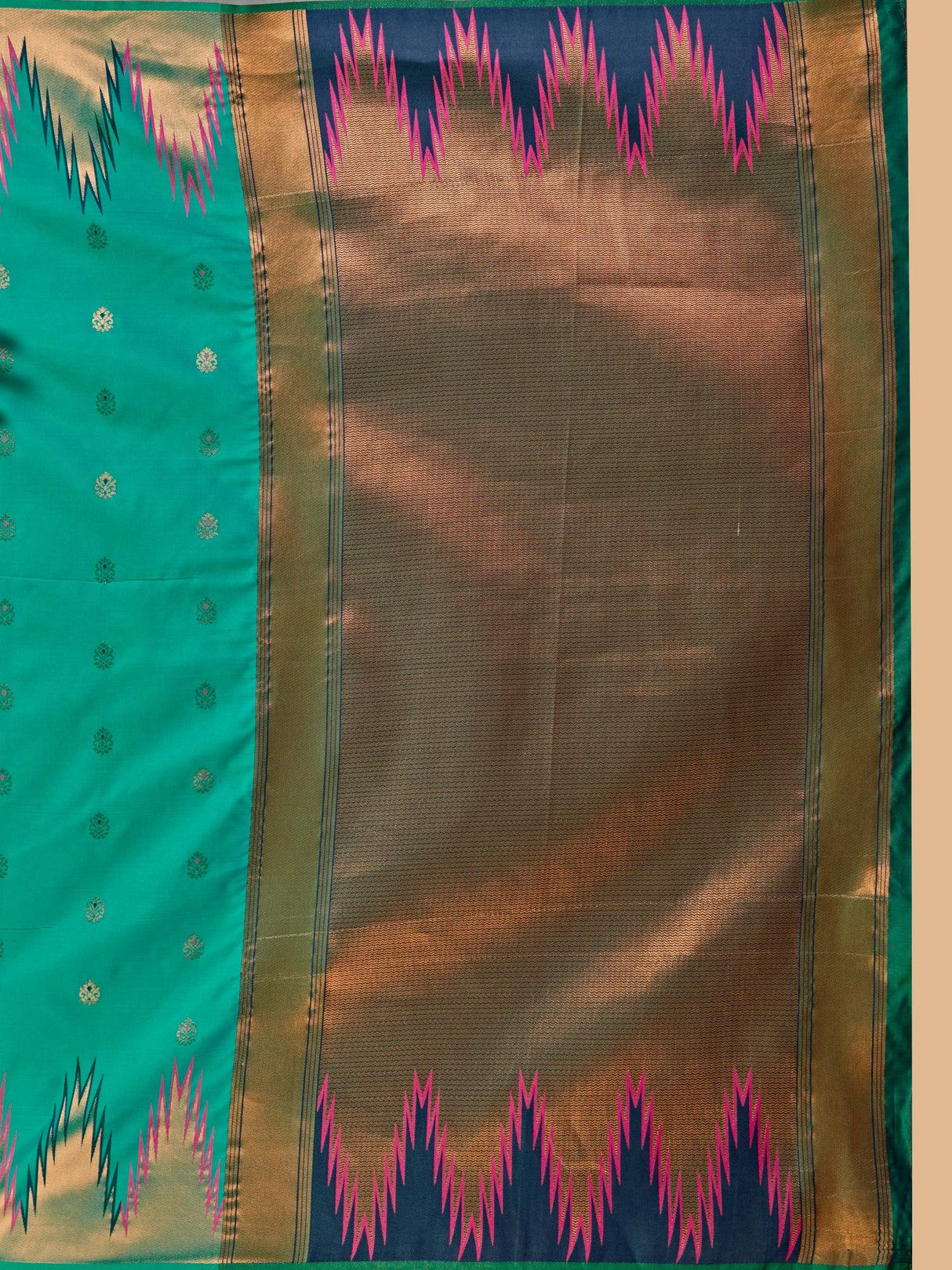 Mimosa Women's Woven Design Kanjivaram Style Art Silk Saree With Blouse Piece : SA00001386RMFREE