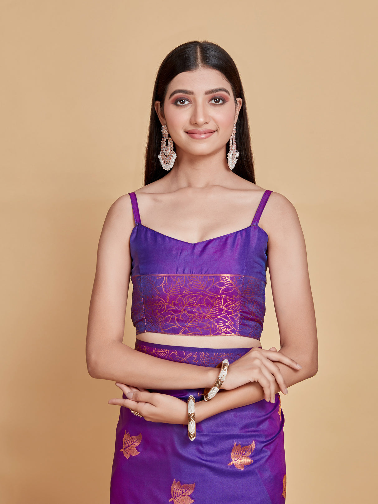 Mimosa Women's Woven Design Kanjivaram Style Art Silk Saree With Blouse Piece : SA00001348PRFREE