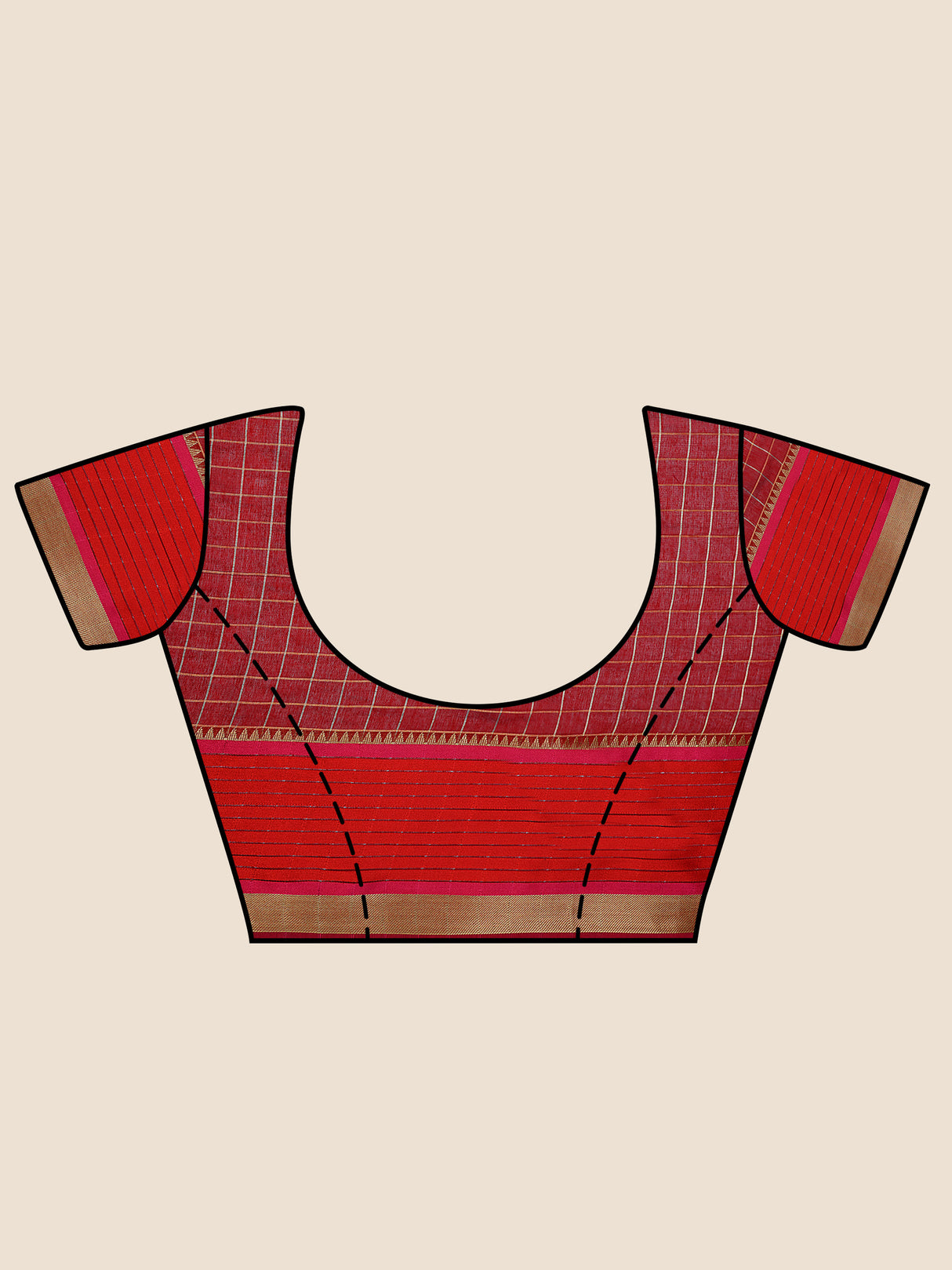 Mimosa Womens Art Silk Saree Banarasi style Black Color