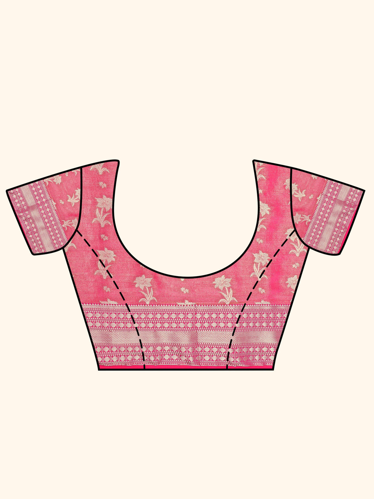 Mimosa Womens Art Silk Saree Kanjivaram Maroon Color