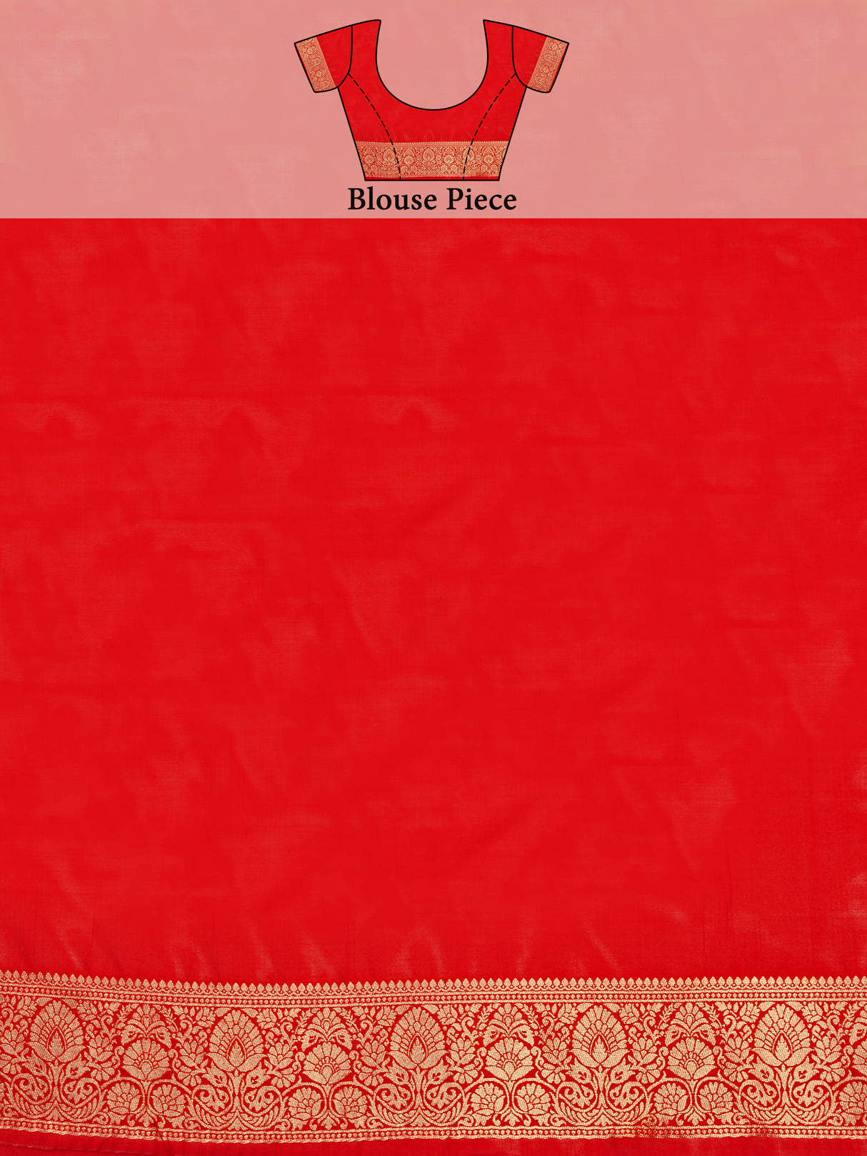 Mimosa Women's Woven Design Kanjivaram Linen Saree With Blouse Piece : SA00001245GDFREE