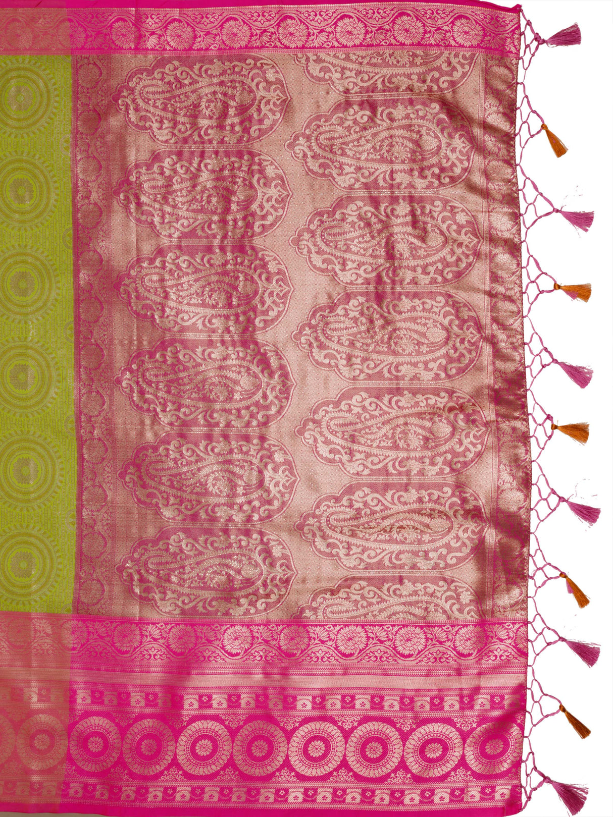 Mimosa Women's Woven Design Kanjivaram Art Silk Saree With Blouse Piece : SA0000912OL