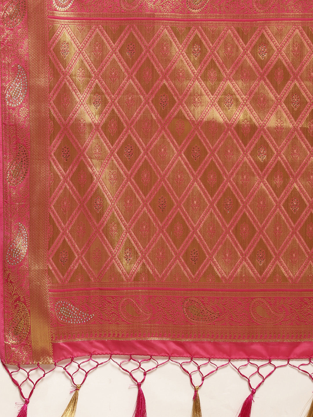 Mimosa Womens Crepe Saree Mysore Silk Maroon Color