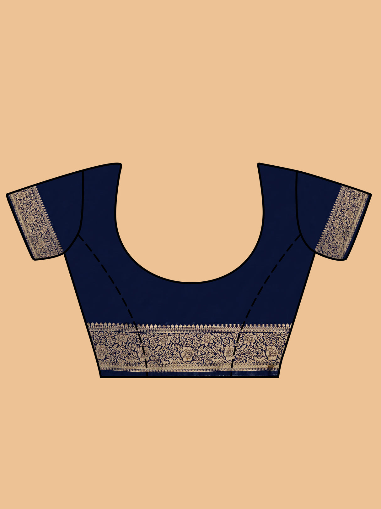 Mimosa Women's Woven Design Kanjivaram Linen Saree With Blouse Piece : SA00001236SFFREE