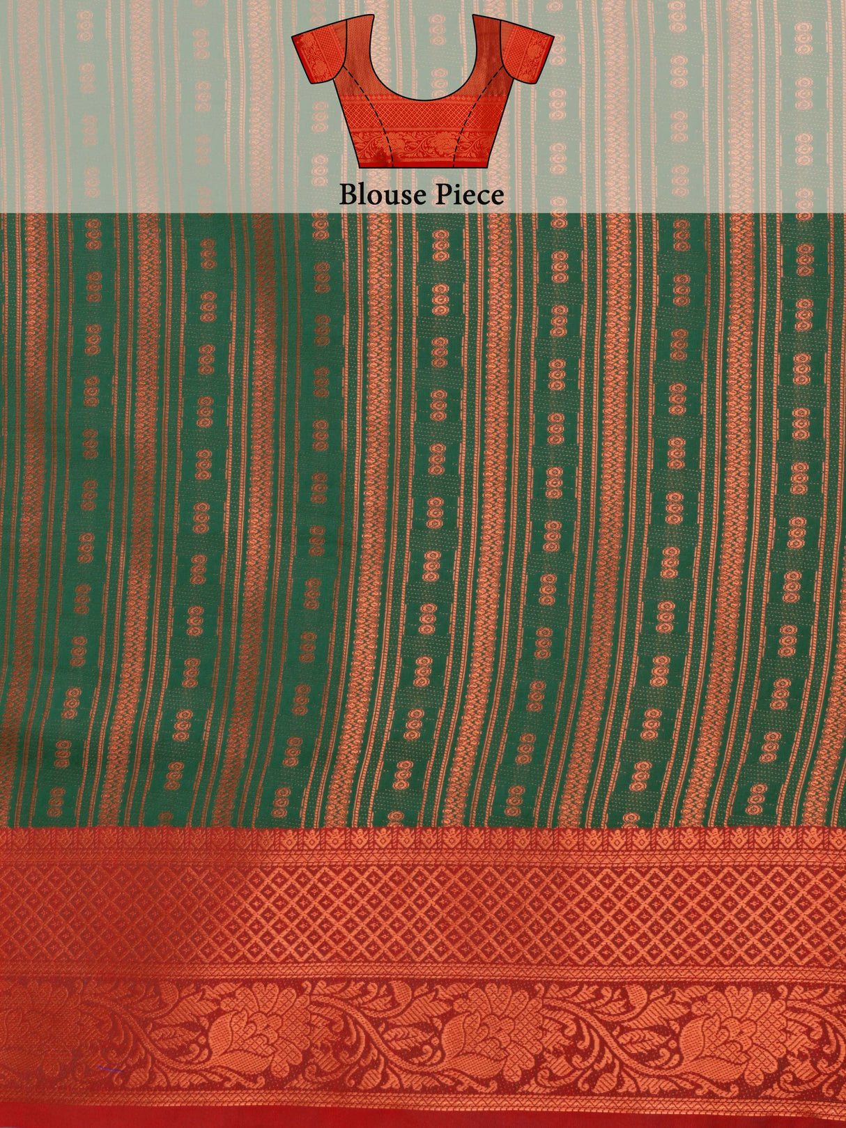 Mimosa Women's Woven Design Kanjivaram Art Silk Saree With Blouse Piece : SA0000914BG